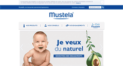 Desktop Screenshot of mustela.fr