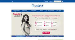Desktop Screenshot of mustela.be