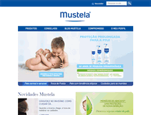 Tablet Screenshot of mustela.com.br