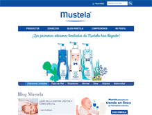 Tablet Screenshot of mustela.com.mx