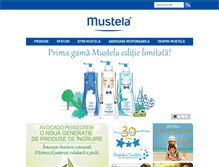 Tablet Screenshot of mustela.ro